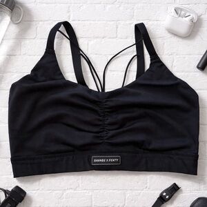 Savage X Fenty Midnight Black Strappy Bralette